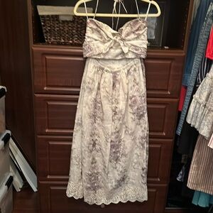 Zimmermann floral midi dress size 1 which is equal to a 2-4